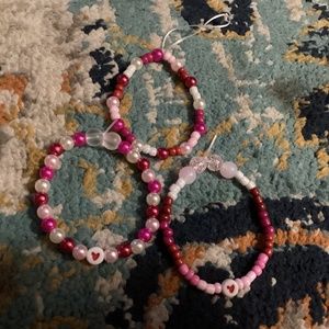 Valentines themed bracelets